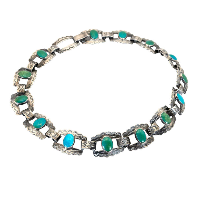 Vintage Fred Harvey Turquoise Choker WOMEN - Accessories - Jewelry - Necklaces Linda Winter