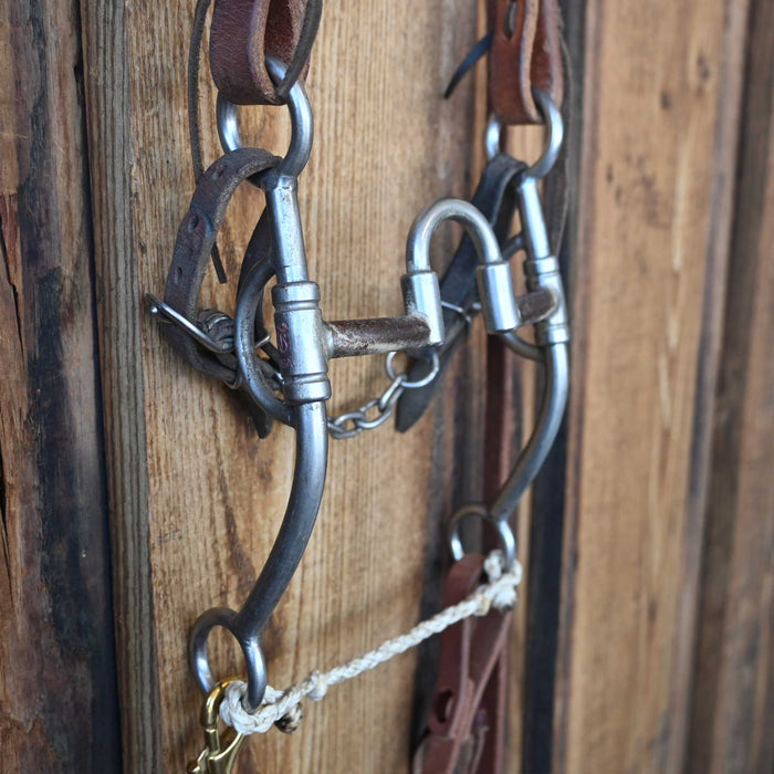 Tom Balding Correction Bridle Rig w/Split Ear Headstall