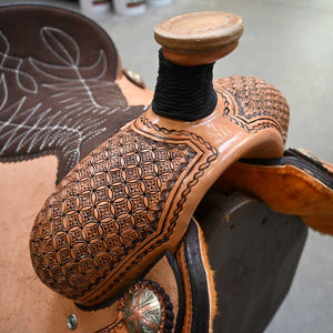 15" TESKEY'S ROPING SADDLE