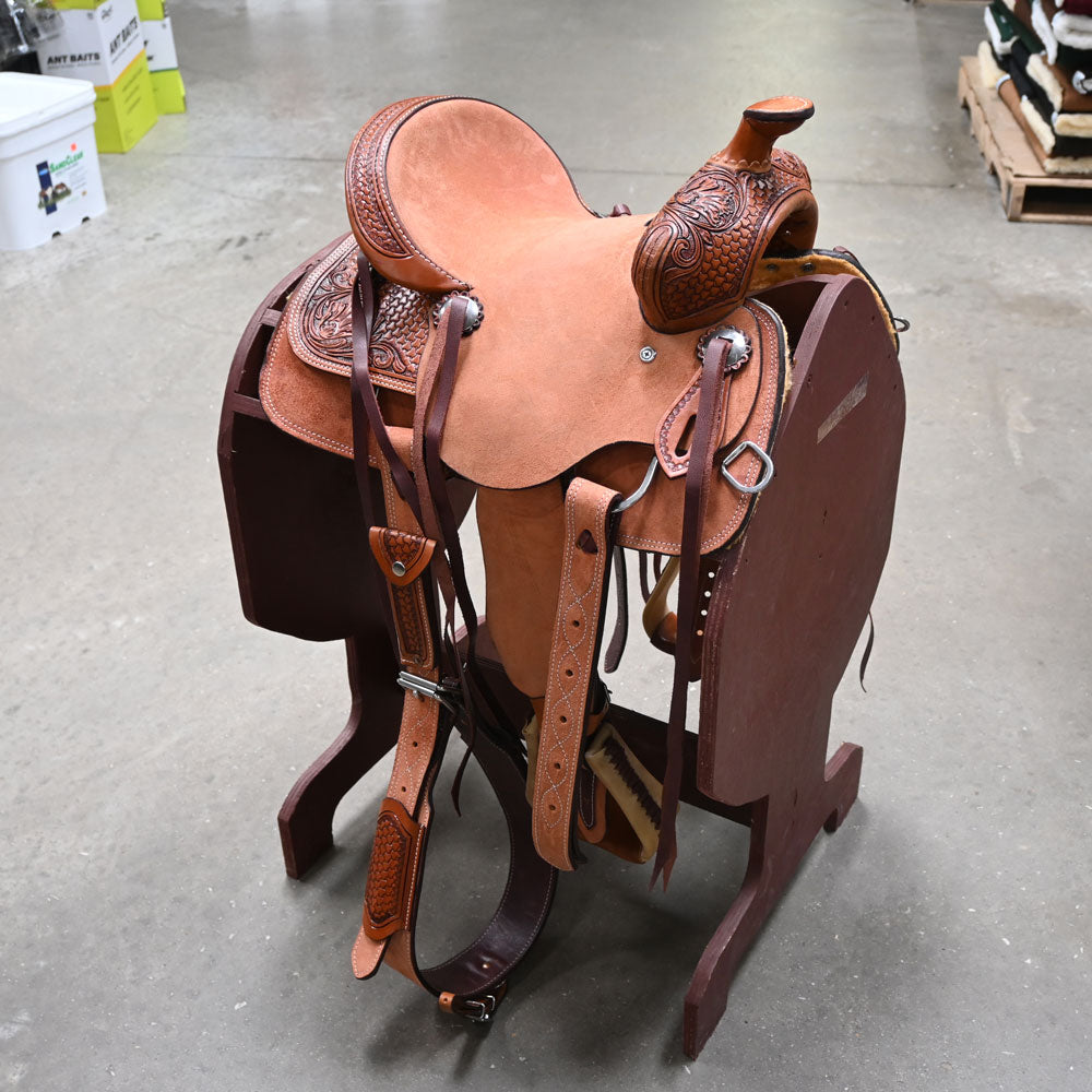 12" COWBOY PRO YOUTH ROPING SADDLE