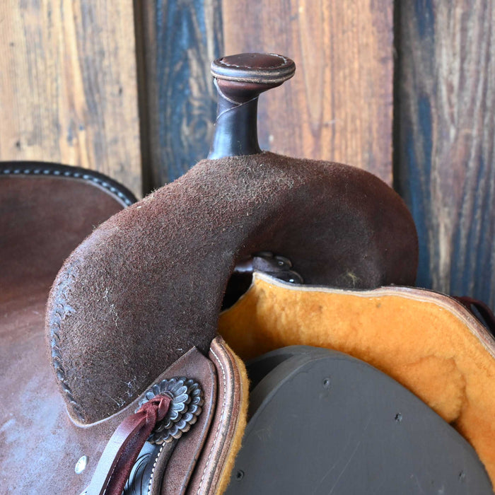 16" JEFF SMITH BUSTER WELCH RANCH CUTTER SADDLE