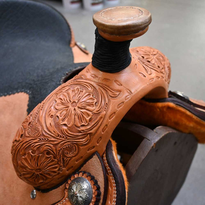 14.5" TESKEY'S TEAM ROPING SADDLE Saddles - New Teskey's Saddlery