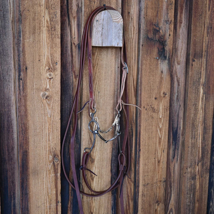 Matt Humphries Snaffle Gag Bridle Rig w/Split Ear Headstall