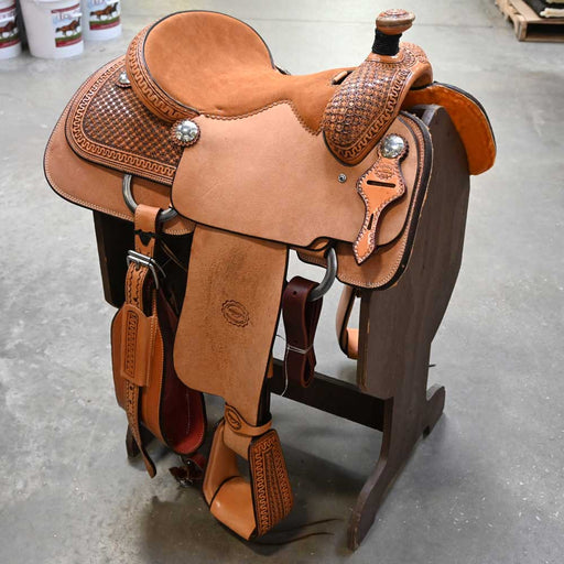 15.5" TESKEY'S CALF ROPING SADDLE Saddles - New Teskey's Saddlery
