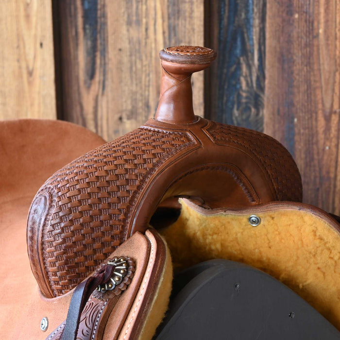 16" JEFF SMITH BUSTER WELCH RANCH CUTTER SADDLE