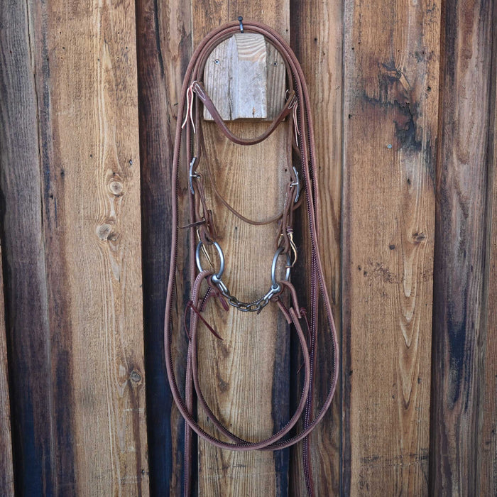 Tom Balding O-Ring Chain Bridle Rig w/Browband Headstall