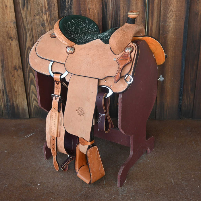 14.5" TESKEY'S CALF ROPING SADDLE Saddles - New Teskey's Saddlery