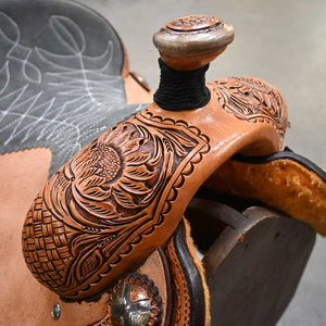 14.5" TESKEY'S ROPING SADDLE