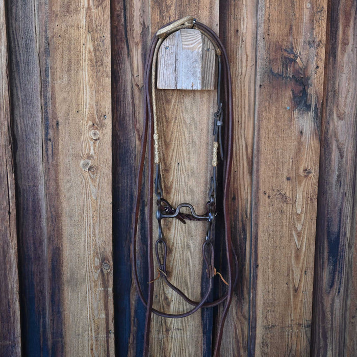 Hunt Square Port Bridle Rig w/Single Ear Headstall Tack - Rigs Hunt