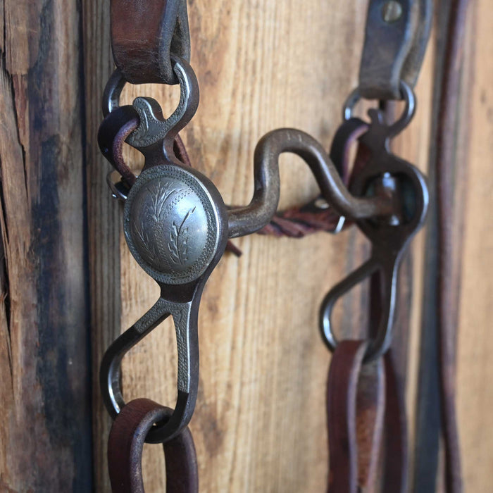 Hunt Square Port Bridle Rig w/Single Ear Headstall Tack - Rigs Hunt