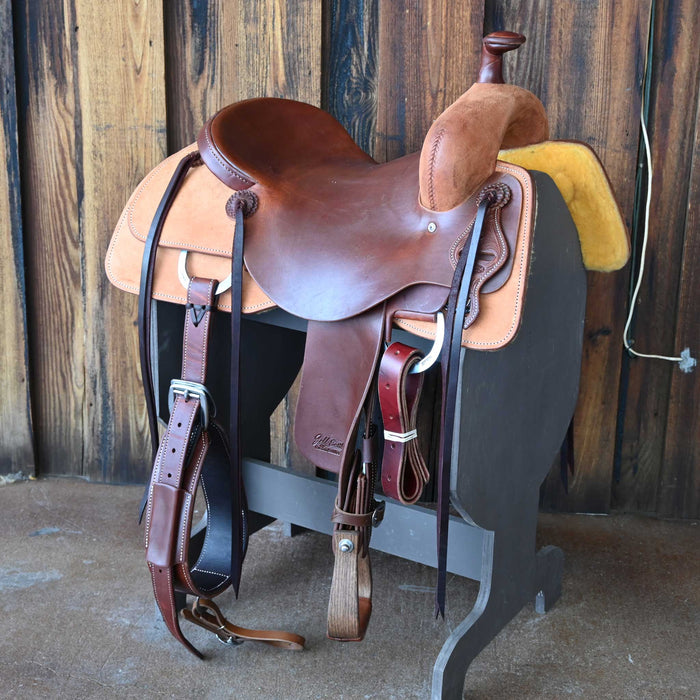 16.5" JEFF SMITH BUSTER WELCH RANCH CUTTER SADDLE
