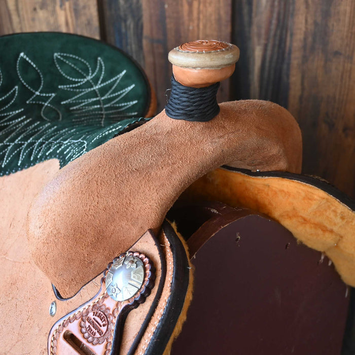14" TESKEY'S CALF ROPING SADDLE Saddles - New Teskey's Saddlery