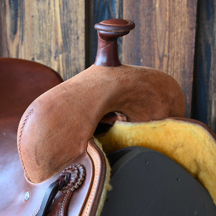 16.5" JEFF SMITH BUSTER WELCH RANCH CUTTER SADDLE