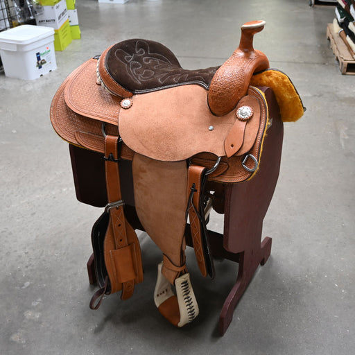 15" BRAZOS RIVER ROPING SADDLE Saddles - New Brazos River Saddlery