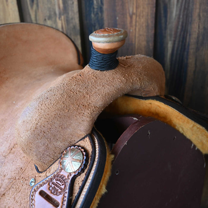 14.5" TESKEY'S CALF ROPING SADDLE Saddles - New Teskey's Saddlery
