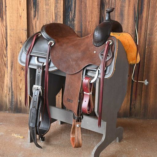 17" JEFF SMITH BEAU GALYEAN RANCH CUTTER SADDLE Saddles - New Jeff Smith