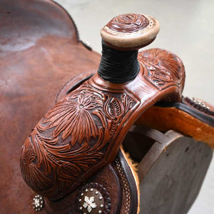 14.5" PATRICK SMITH ROPING SADDLE Saddles Patrick Smith