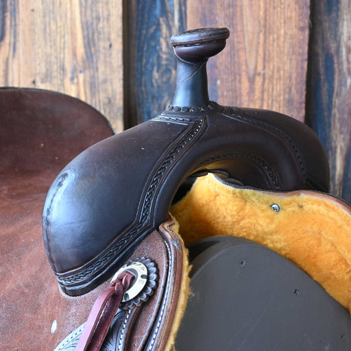 17" JEFF SMITH BEAU GALYEAN RANCH CUTTER SADDLE Saddles - New Jeff Smith