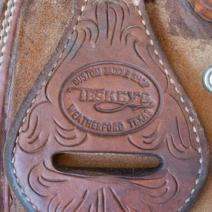 14.5" USED TESKEY'S ALL AROUND SADDLE