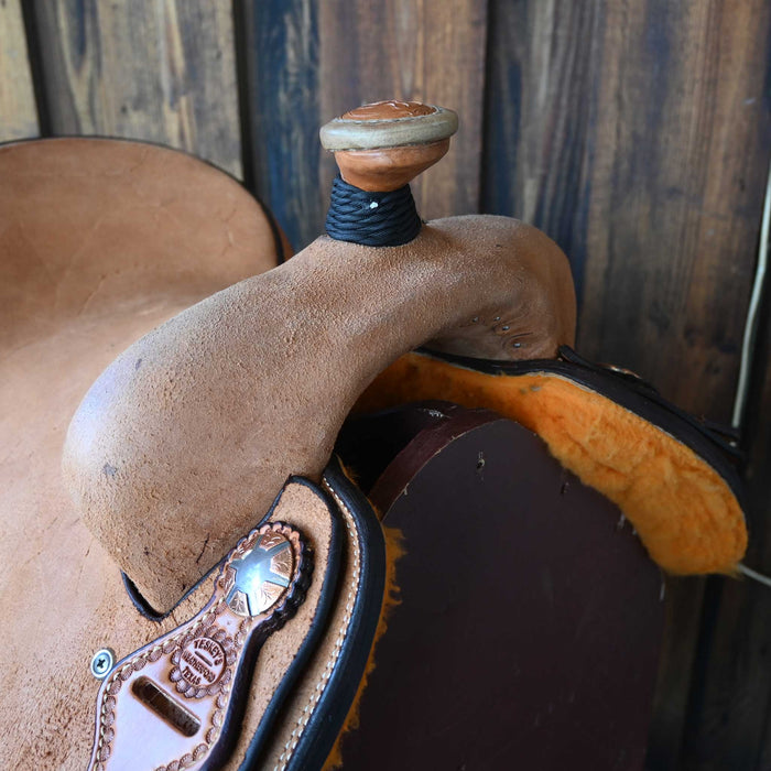 14" TESKEY'S CALF ROPING SADDLE Saddles - New Teskey's Saddlery