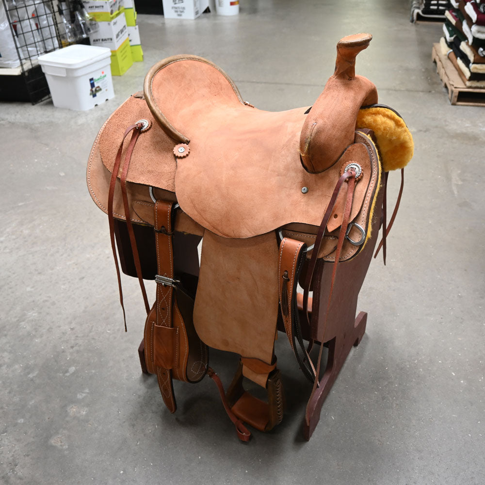16" BRAZOS RIVER TEAM ROPING SADDLE Saddles - New Teskey's Saddlery