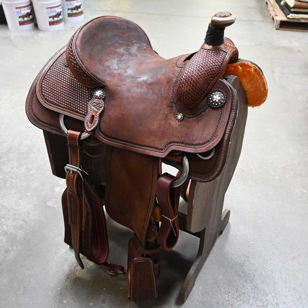 14.5" PATRICK SMITH ROPING SADDLE Saddles Patrick Smith