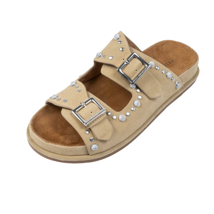 Kelsi Dagger Stucs Cow Suede Oatmeal Sandal WOMEN - Footwear - Sandals Kelsi Dagger