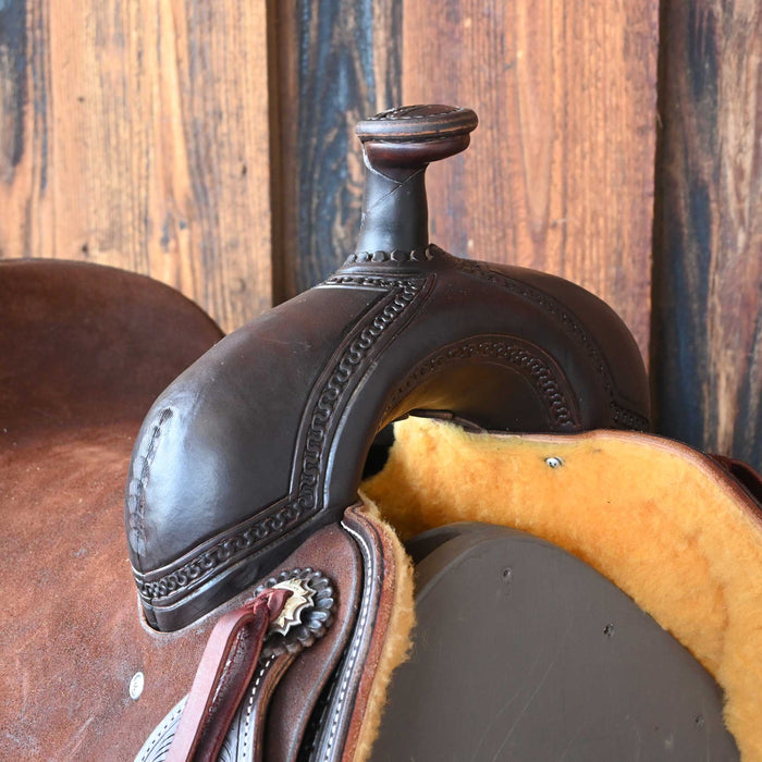15.5" JEFF SMITH BUSTER WELCH RANCH CUTTER SADDLE Saddles - New Jeff Smith