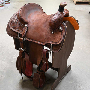 15.5" PATRICK SMITH ROPING SADDLE Saddles Patrick Smith