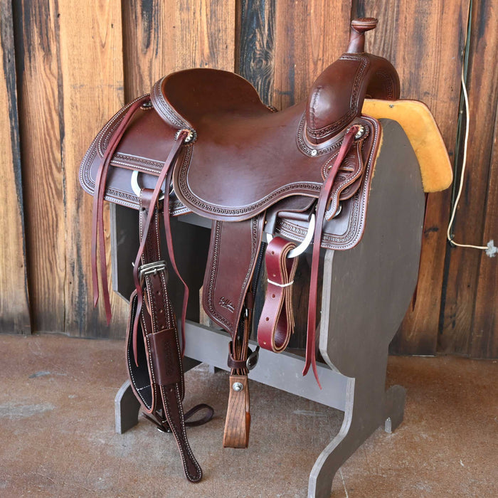 16" JEFF SMITH BUSTER WELCH RANCH CUTTER SADDLE