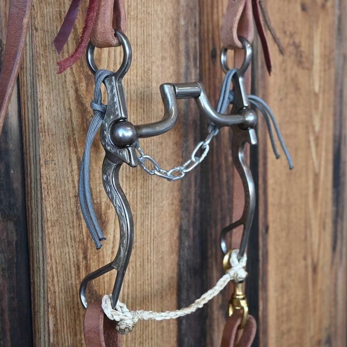 Professional's Choice Bob Avilla Hinge Port Bridle Rig w/All New Leather