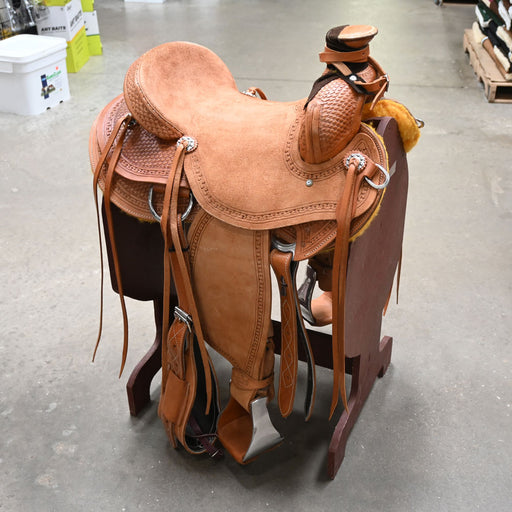 15.5" BRAZOS RIVER POST HORN SADDLE Saddles - New Brazos River Saddlery