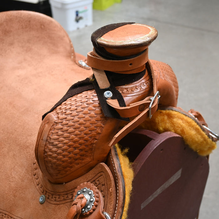 15.5" BRAZOS RIVER POST HORN SADDLE Saddles - New Brazos River Saddlery