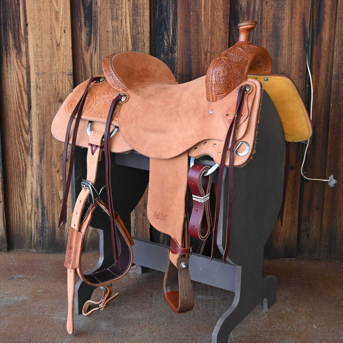 16" JEFF SMITH BUSTER WELCH RANCH CUTTER SADDLE Saddles - New Jeff Smith