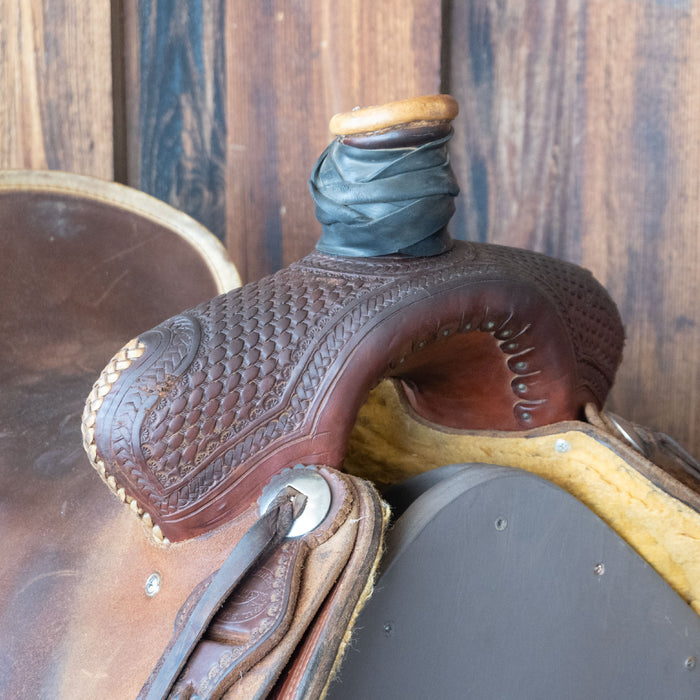 16.5" USED TESKEY'S RANCH ASSOCIATION SADDLE