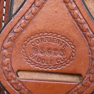 16" USED CORRIENTE BARREL SADDLE Saddles Corriente   