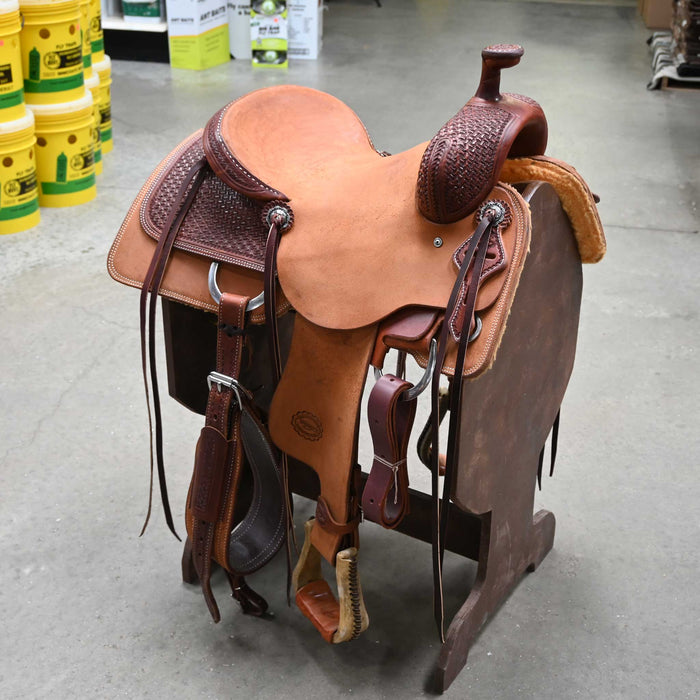 15" TESKEY'S RANCH CUTTER SADDLE