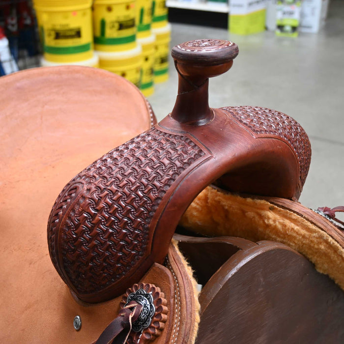 15" TESKEY'S RANCH CUTTER SADDLE