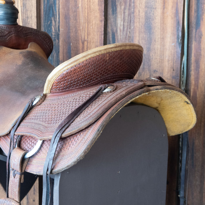 16.5" USED TESKEY'S RANCH ASSOCIATION SADDLE