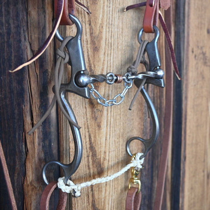 Kerry Kelley 7 Slow Twist Dogbone Bridle Rig w/All New Leather