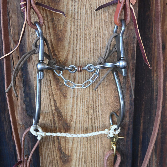 Kerry Kelley 7 Slow Twist Dogbone Bridle Rig w/All New Leather