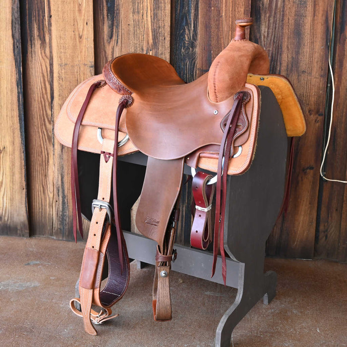 15.5" JEFF SMITH BUSTER WELCH RANCH CUTTER SADDLE Saddles - New Jeff Smith