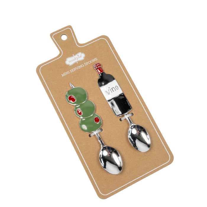 Mud Pie Mini Serving Spoons HOME & GIFTS - Tabletop + Kitchen - Serveware & Utensils Mud Pie
