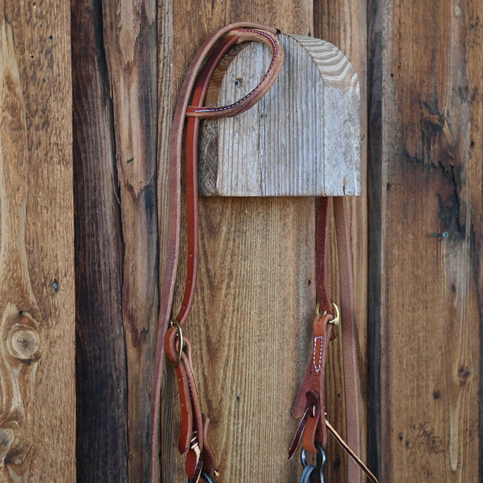 Kerry Kelley 7 Slow Twist Hinge Port Bridle Rig w/All New Leather