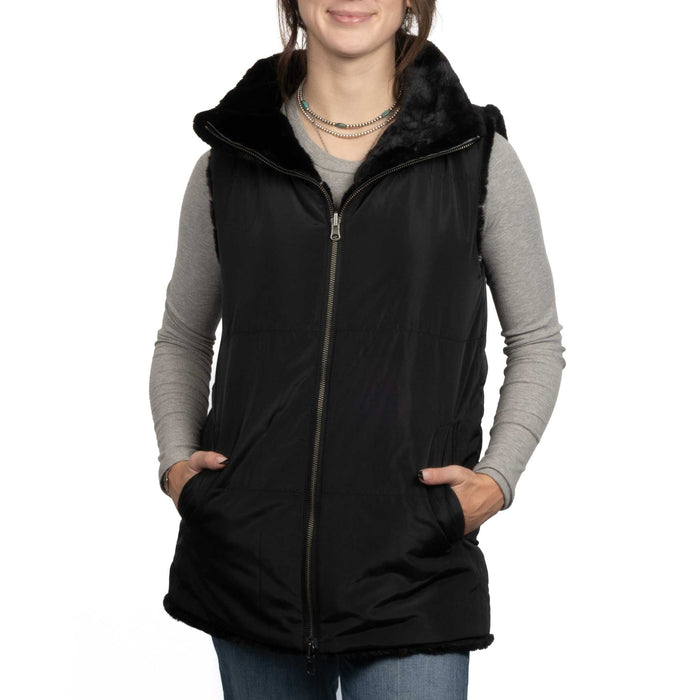 Dylan Reversible Fur Vest