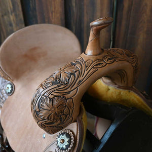 13.5" JEFF SMITH BARREL SADDLE Saddles Jeff Smith   