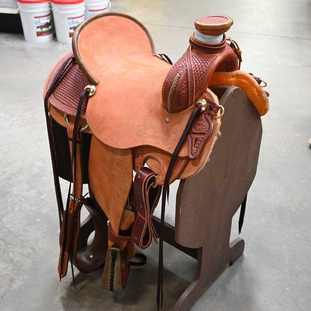 15" TESKEY'S POST HORN SADDLE Saddles Teskey's Saddlery