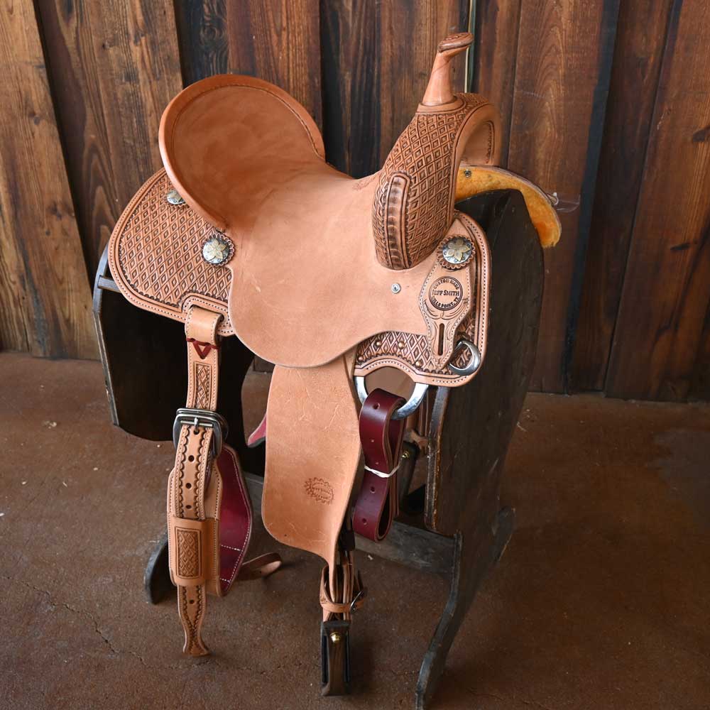 14" JEFF SMITH BARREL SADDLE Saddles Jeff Smith   