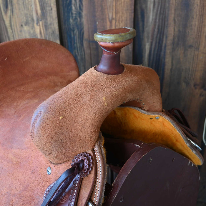 13.5" TESKEY'S YOUTH STRIP DOWN RANCH SADDLE Saddles - New Teskey's Saddlery