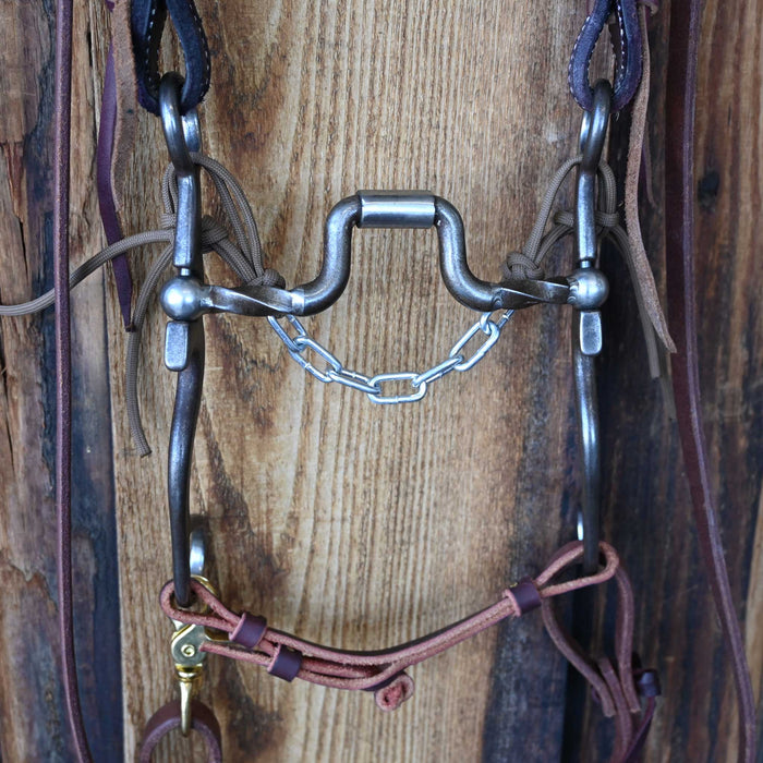 Kerry Kelley 02S Slow Twist Hinge Port Bridle Rig w/All New Leather Tack - Rigs Kerry Kelley